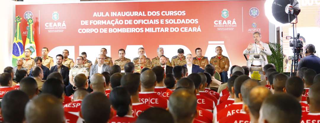 Aprovados no concurso do Corpo de Bombeiros Militar do Ceará iniciam formação