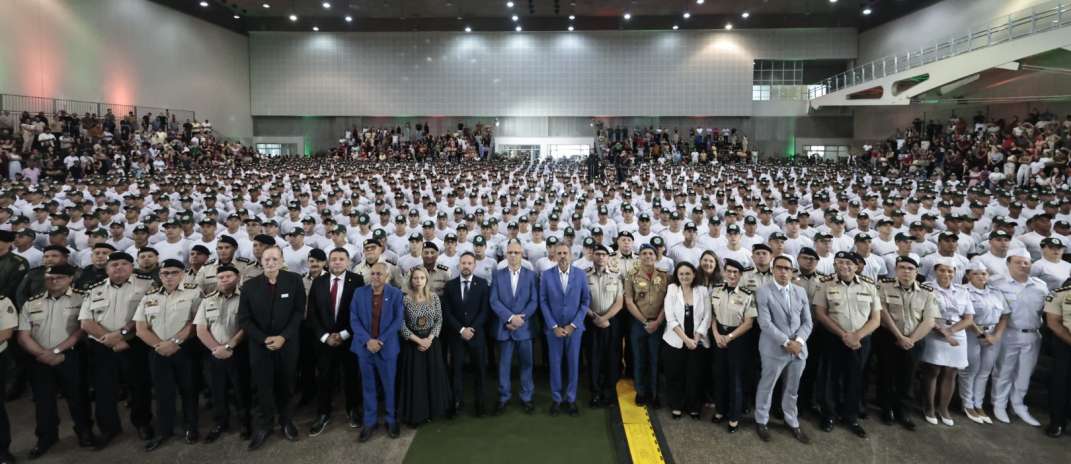 Governo do Ceará inicia formação de mais 1.477 novos policiais para reforçar a PMCE
