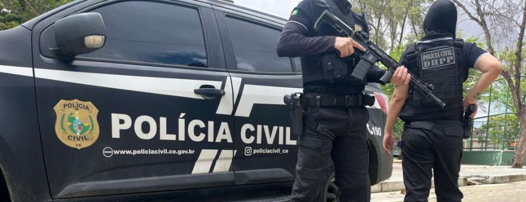 Operação da PCCE resulta nas capturas de cinco suspeitos por homicídio e tráfico de drogas em Fortaleza