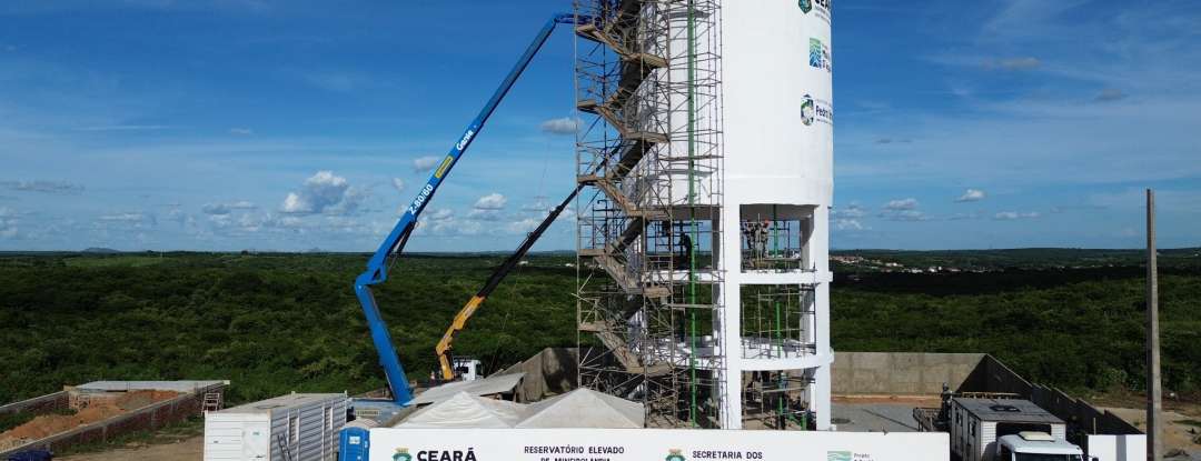 Com seis meses de antecedência, SRH entrega Estação Elevatória do Malha D’água em Pedra Branca