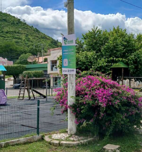 Etice inaugura ponto de Wi-Fi gratuito no município de Orós