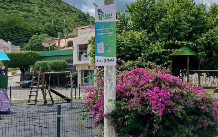 Etice inaugura ponto de Wi-Fi gratuito no município de Orós