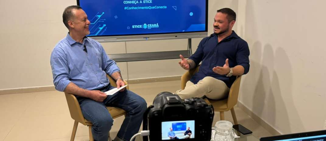 Ricardo Donato fala sobre seus 18 anos de trabalho na ETICE no programa TecnoPapo: “fico feliz em participar da história da empresa”