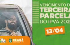 IPVA 2026: 3ª parcela vence segunda-feira (13)