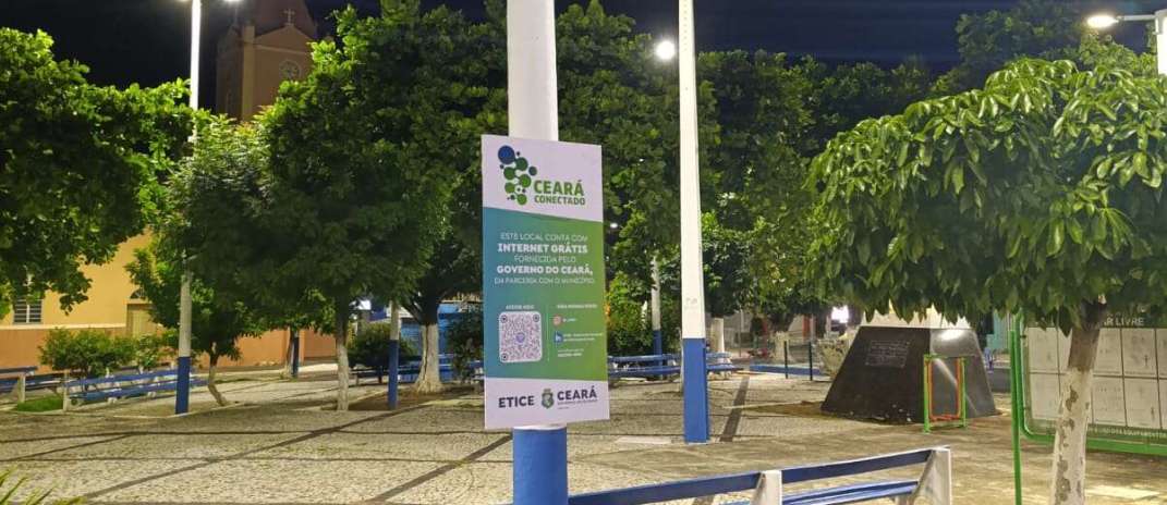 Etice inaugura ponto de Wi-Fi gratuito no município de Pedra Branca