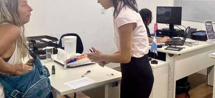 Sedih articulou atendimento a migrantes argentinos durante ação consular itinerante em Fortaleza