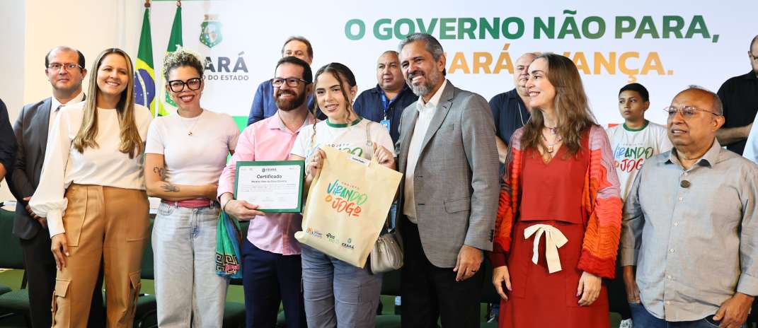 Virando o Jogo: Governo do Ceará certifica mais de 700 jovens em programa de qualificação profissional