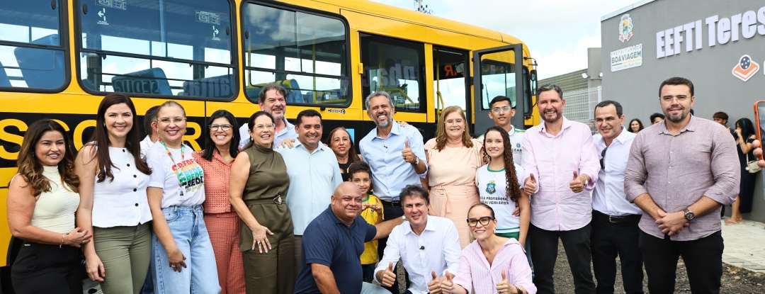 Em parceria com União, Governo do Ceará inaugura Escola de Ensino Fundamental e entrega mais de R$ 25 milhões em investimentos em Boa Viagem