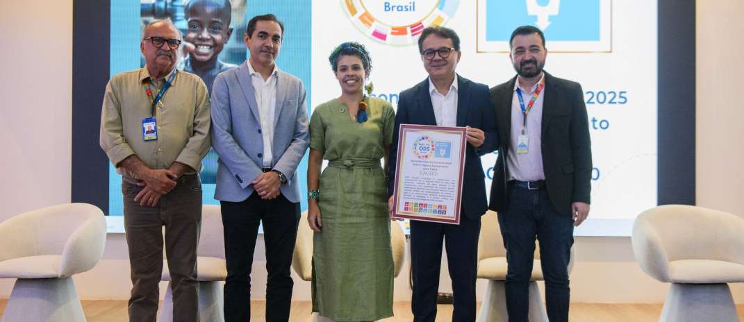 Cagece recebe honraria do Selo ODS Brasil por atuação alinhada à Agenda 2030