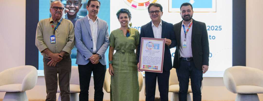 Cagece recebe honraria do Selo ODS Brasil por atuação alinhada à Agenda 2030