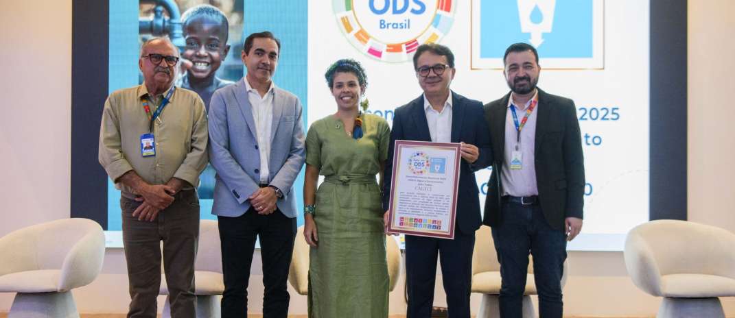 Cagece recebe honraria do Selo ODS Brasil por atuação alinhada à Agenda 2030