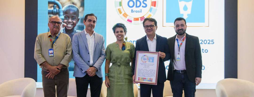 Cagece recebe honraria do Selo ODS Brasil por atuação alinhada à Agenda 2030