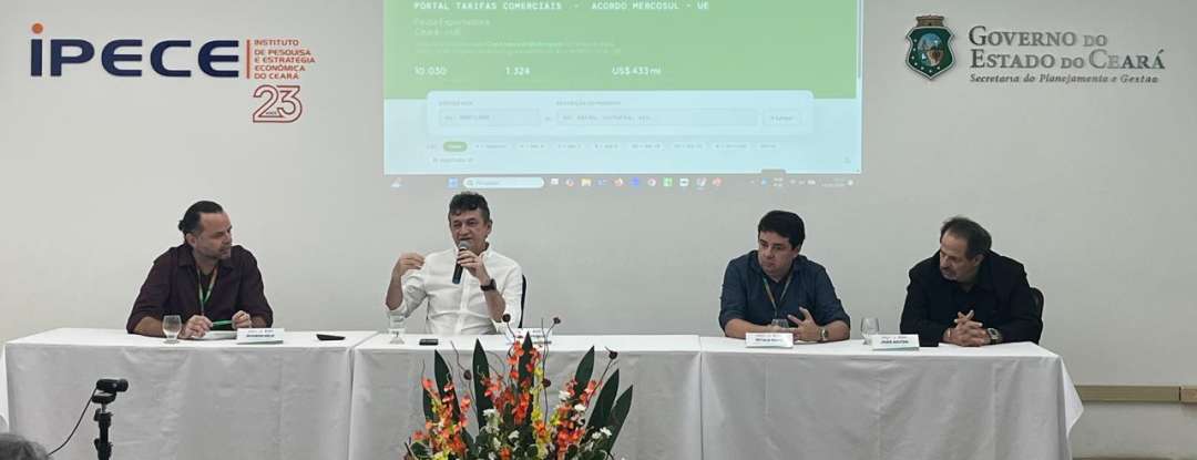 Portal inédito do Ipece permite consultar tarifas do produtos exportados pelo Ceará para União Europeia