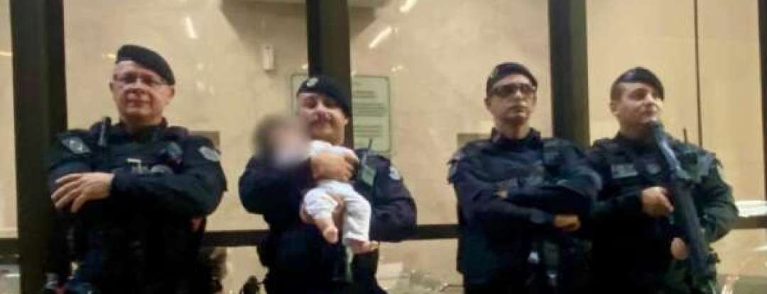 Policiais militares salvam bebê de engasgo em Paraipaba