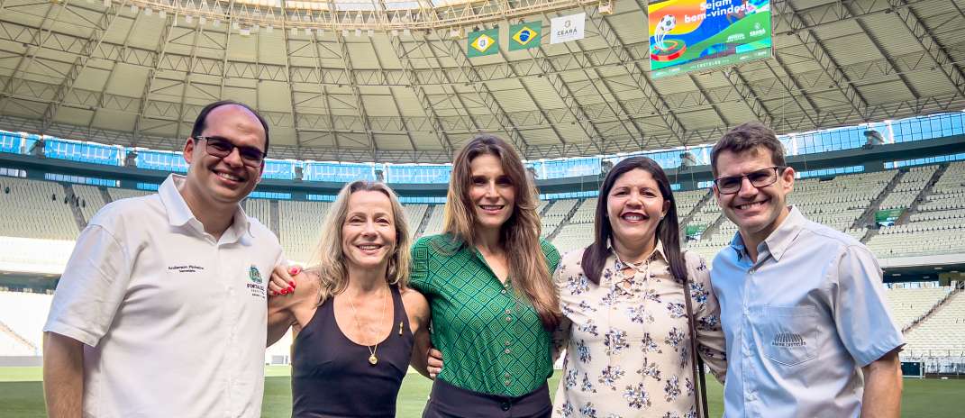 Arena Castelão recebe visita da SECOPA27 com vistas à Copa do Mundo Feminina