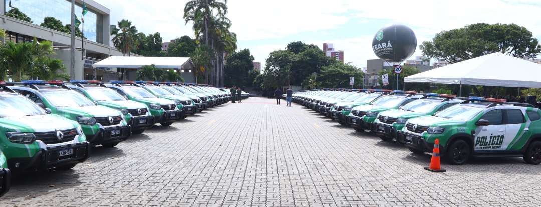 Com entrega de mais 72 viaturas, Governo do Ceará ultrapassa a marca de mil novos veículos destinados somente à PMCE