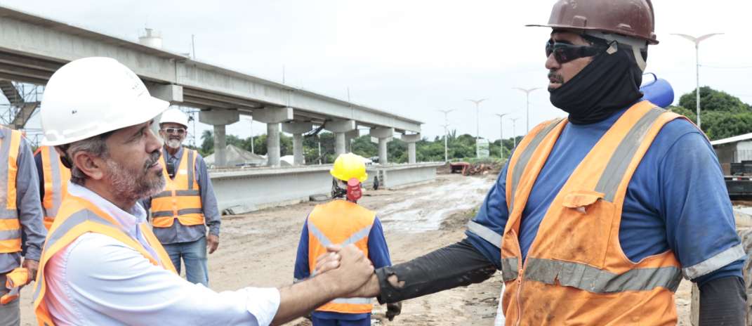 Com cronograma antecipado, obras do VLT Aeroporto-Castelão avançam em Fortaleza