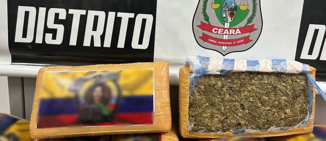 Irmãos são presos em posse de 50 kg de skunk durante ação da PCCE em Fortaleza