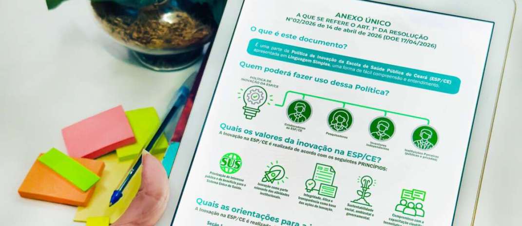 ESP/CE relança Política de Inovação com linguagem simples
