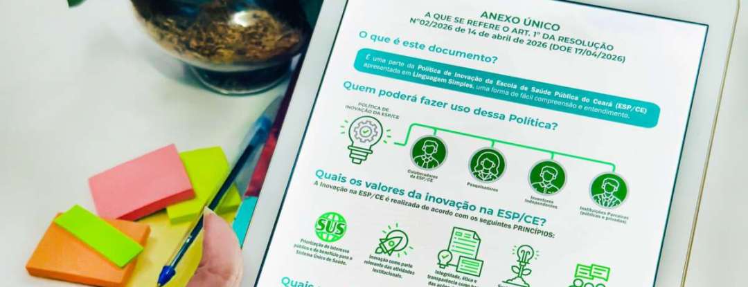 ESP/CE relança Política de Inovação com linguagem simples