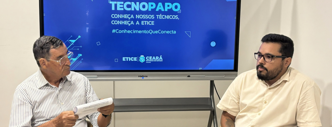 Na 5ª edição do TecnoPapo, Lucas Pereira fala sobre a importância do data center da Etice