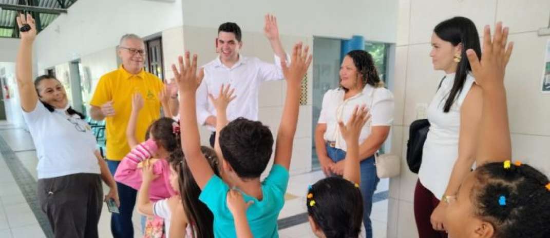 Estudantes de Aratuba participam de atividades do Maio Amarelo na Escola de Trânsito do Detran-CE