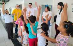 Estudantes de Aratuba participam de atividades do Maio Amarelo na Escola de Trânsito do Detran-CE