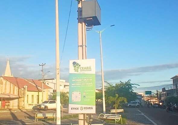Etice inaugura ponto de Wi-Fi gratuito no município de Iracema