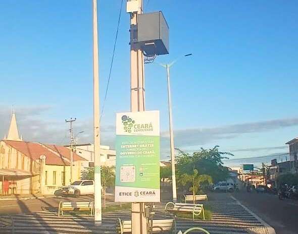 Etice inaugura ponto de Wi-Fi gratuito no município de Iracema