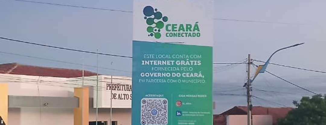 Etice inaugura ponto de Wi-Fi gratuito no município de Alto Santo