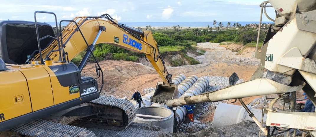 Obra na CE-025 em Aquiraz entra na fase final