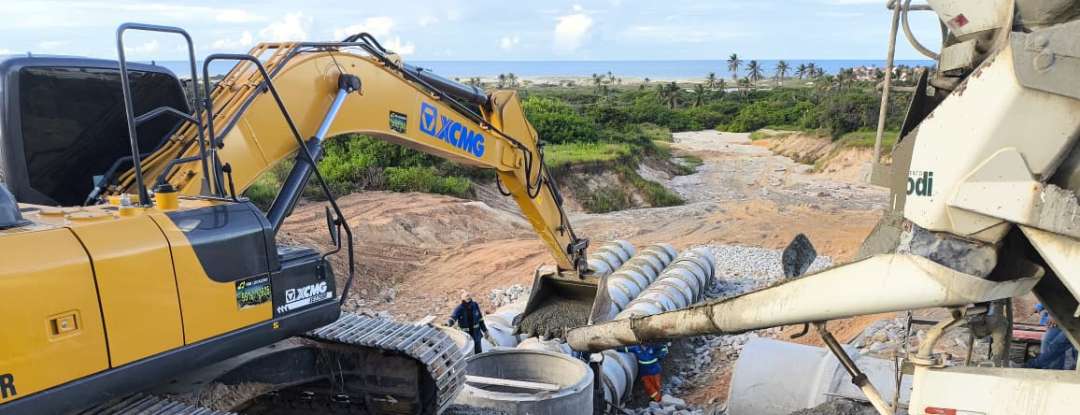 Obra na CE-025 em Aquiraz entra na fase final