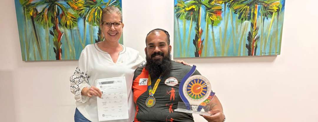 Atleta paralímpico de tiro com arco recebe apoio da Sesporte para disputar campeonato em São Paulo