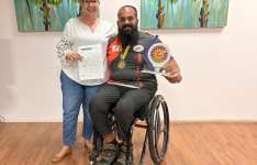 Atleta paralímpico de tiro com arco recebe apoio da Sesporte para disputar campeonato em São Paulo