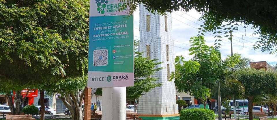Etice inaugura ponto de Wi-Fi gratuito no município de Farias Brito