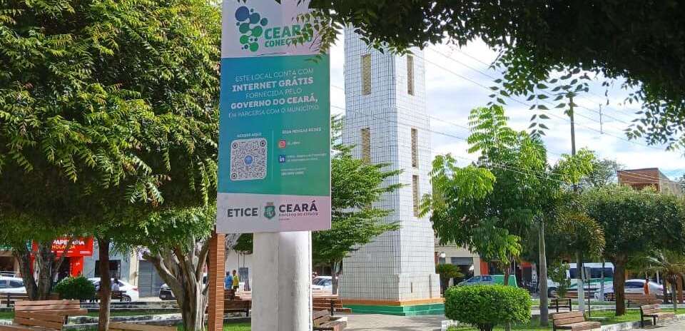 Etice inaugura ponto de Wi-Fi gratuito no município de Farias Brito