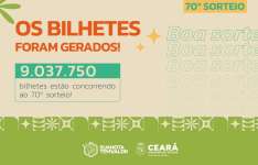 Sua Nota Tem Valor: mais de 9 milhões de bilhetes foram gerados para o 70º sorteio