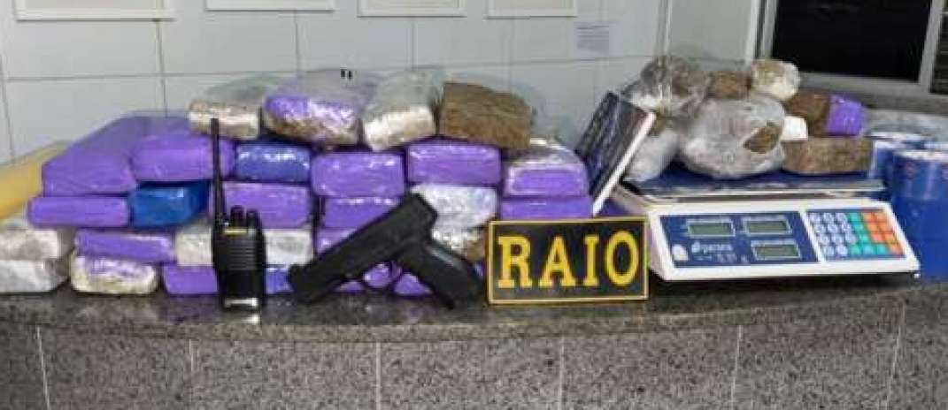 PMCE apreende 27 kg de maconha e material utilizado no tráfico em Itaitinga