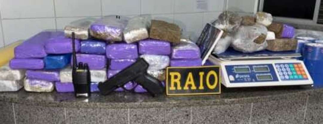 PMCE apreende 27 kg de maconha e material utilizado no tráfico em Itaitinga