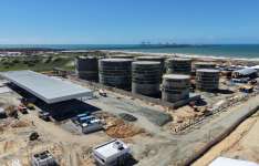 Dia D: Complexo do Pecém avança na consolidação do hub de granel líquido com obras do terminal da Dislub Equador
