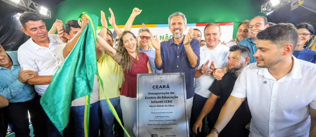 Com investimento de R$ 2,1 milhões, população de Amontada celebra chegada de CEI para cuidar de 208 crianças