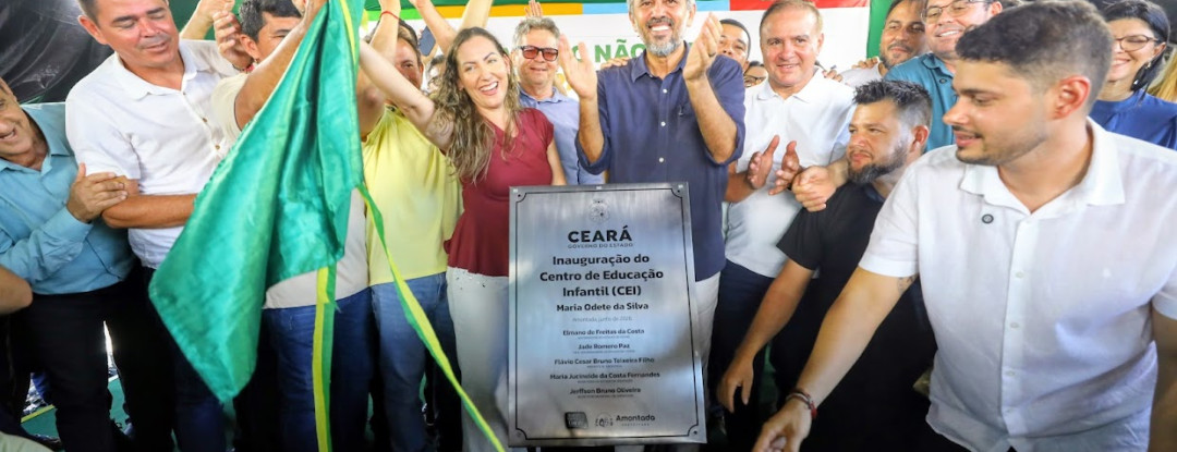 Com investimento de R$ 2,1 milhões, população de Amontada celebra chegada de CEI para cuidar de 208 crianças
