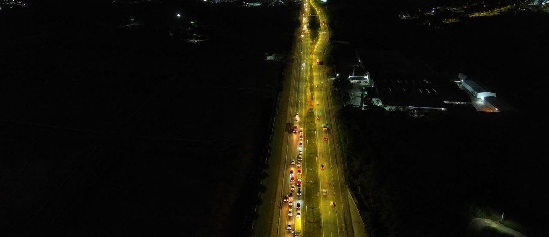 Nova iluminação do Anel Viário é entregue à população do Eusébio e região