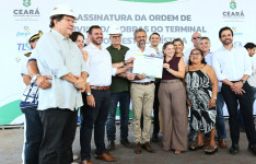 No Ceará, iniciadas obras do terminal logístico que ligará o Porto do Pecém à Transnordestina