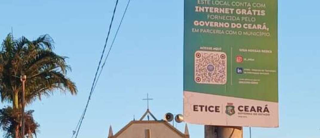 Etice inaugura ponto de Wi-Fi gratuito no município de Catarina