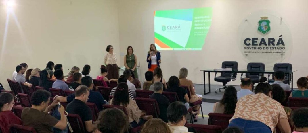 Sedih promove encontro com UECE para fortalecer cooperação em políticas de direitos humanos