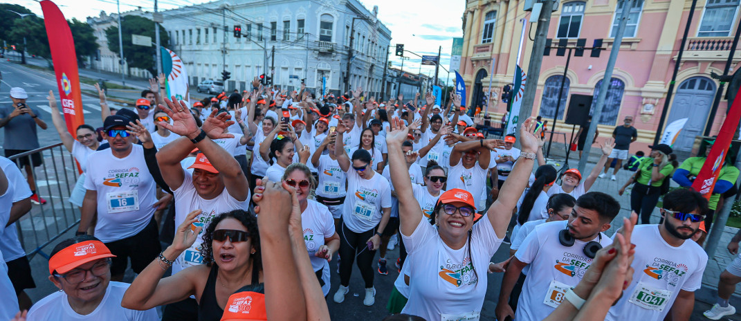 Corrida da Sefaz celebra 190 anos da Secretaria e arrecada 3 toneladas de alimentos para o Ceará Sem Fome