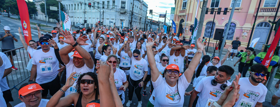 Corrida da Sefaz celebra 190 anos da Secretaria e arrecada 3 toneladas de alimentos para o Ceará Sem Fome