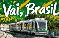 VLT e Metrô operam normalmente durante o jogo contra o Japão