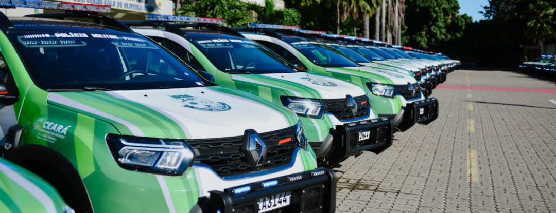 Governo do Ceará entrega mais 51 novas viaturas para a Polícia Militar